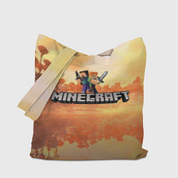 Сумка-шопер Стив Майнкрафт Minecraft, цвет: 3D-принт