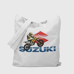 Сумка-шопер Suzuki motorcycle, цвет: 3D-принт