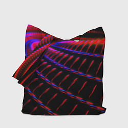Сумка-шоппер Geometry neon texture