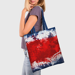 Сумка-шопер Grunge strips colors, цвет: 3D-принт — фото 2