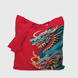 Сумка-шоппер Japanese dragon - irezumi