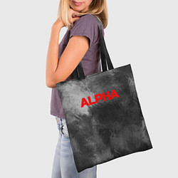 Сумка-шопер Альфа мужик, цвет: 3D-принт — фото 2