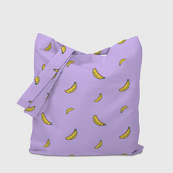 Сумка-шопер Паттерн - бананы, цвет: 3D-принт