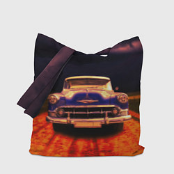Сумка-шопер Классический американский автомобиль Chevrolet 210, цвет: 3D-принт