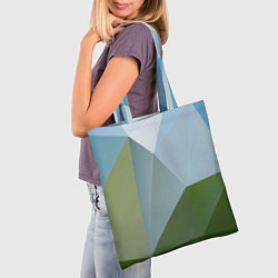 Сумка-шопер Геометрические соединения фигур, цвет: 3D-принт — фото 2