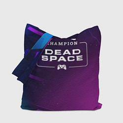 Сумка-шоппер Dead Space gaming champion: рамка с лого и джойсти