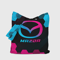 Сумка-шоппер Mazda - neon gradient