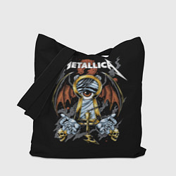 Сумка-шопер Металлика - Metallica, цвет: 3D-принт