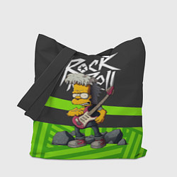 Сумка-шоппер Rock music Simpsons