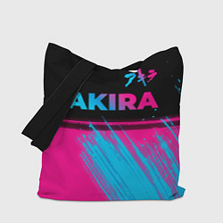 Сумка-шоппер Akira - neon gradient: символ сверху