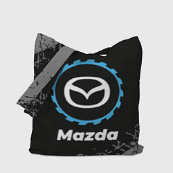 Сумка-шоппер Mazda в стиле Top Gear со следами шин на фоне