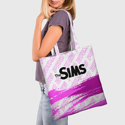 Сумка-шопер The Sims pro gaming: символ сверху, цвет: 3D-принт — фото 2
