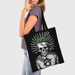 Сумка-шопер Панк анархист, цвет: 3D-принт — фото 2