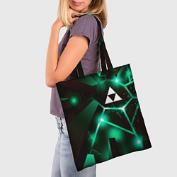 Сумка-шопер Zelda разлом плит, цвет: 3D-принт — фото 2