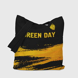 Сумка-шоппер Green Day - gold gradient: символ сверху