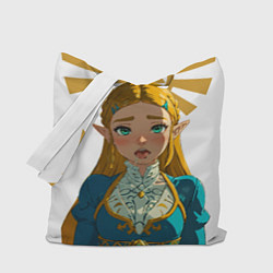 Сумка-шопер The legend of Zelda - ahegao, цвет: 3D-принт