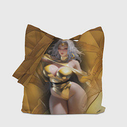 Сумка-шопер Fantasy gold girl, цвет: 3D-принт