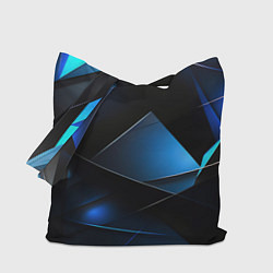 Сумка-шоппер Blue black texture