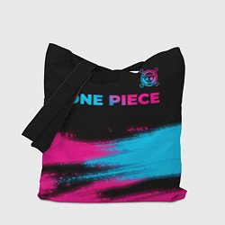 Сумка-шоппер One Piece - neon gradient: символ сверху