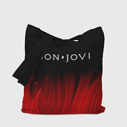 Сумка-шоппер Bon Jovi red plasma