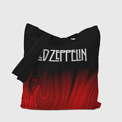 Сумка-шоппер Led Zeppelin red plasma