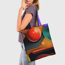 Сумка-шопер Геометрия фигур, цвет: 3D-принт — фото 2