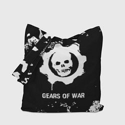 Сумка-шоппер Gears of War glitch на темном фоне