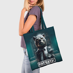 Сумка-шопер Payday 3 bear, цвет: 3D-принт — фото 2