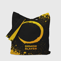 Сумка-шоппер Demon Slayer - gold gradient