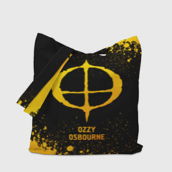 Сумка-шопер Ozzy Osbourne - gold gradient, цвет: 3D-принт