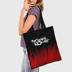 Сумка-шопер My Chemical Romance red plasma, цвет: 3D-принт — фото 2