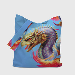 Сумка-шопер Dragon - irezumi - tattoo - Japan, цвет: 3D-принт