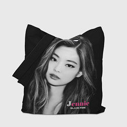 Сумка-шопер Jennie Kim Blackpink, цвет: 3D-принт