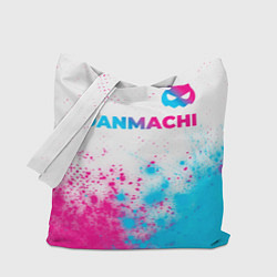 Сумка-шоппер DanMachi neon gradient style: символ сверху