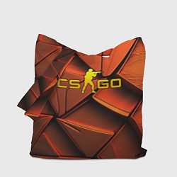 Сумка-шопер CSGO orange logo, цвет: 3D-принт