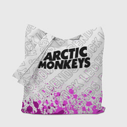 Сумка-шоппер Arctic Monkeys rock legends: символ сверху