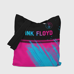 Сумка-шоппер Pink Floyd - neon gradient: символ сверху
