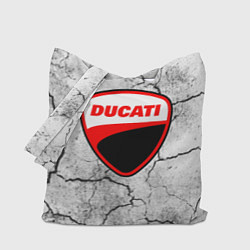 Сумка-шоппер Ducati - потресканная земля