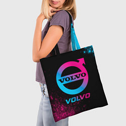 Сумка-шопер Volvo - neon gradient, цвет: 3D-принт — фото 2