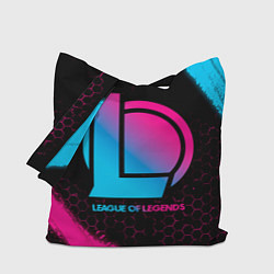 Сумка-шоппер League of Legends - neon gradient