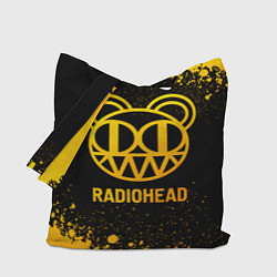 Сумка-шопер Radiohead - gold gradient, цвет: 3D-принт