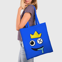 Сумка-шопер Радужные друзья Синий, цвет: 3D-принт — фото 2