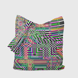 Сумка-шоппер Геометрическая абстракция ультра