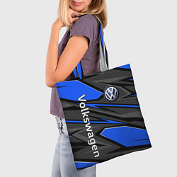 Сумка-шопер Вольцваген - спортивная униформа, цвет: 3D-принт — фото 2