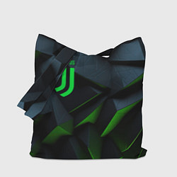 Сумка-шоппер Juventus black green logo