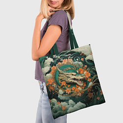 Сумка-шопер Облачный дракон Irezumi, цвет: 3D-принт — фото 2
