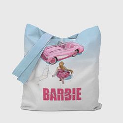 Сумка-шопер Барби на дороге, цвет: 3D-принт