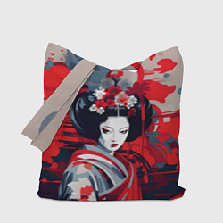 Сумка-шоппер Geisha vector style