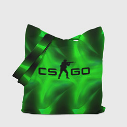 Сумка-шоппер CSGO green logo
