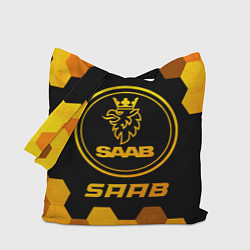 Сумка-шопер Saab - gold gradient, цвет: 3D-принт